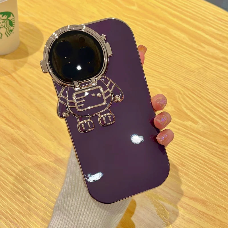 Astronaut Glitter Case For iPhone