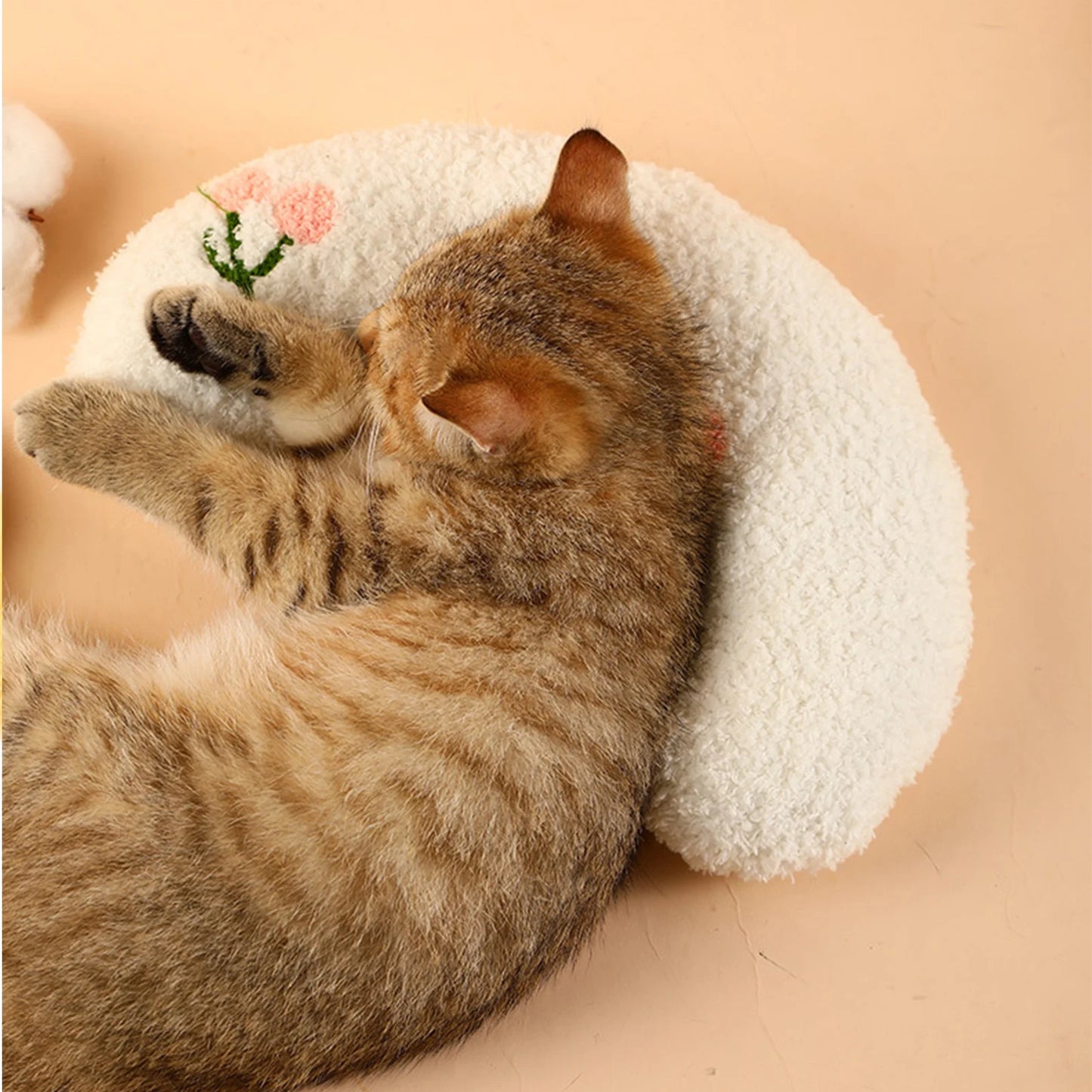 Pets Pillow U-Shaped Cat Sleeping Pillow